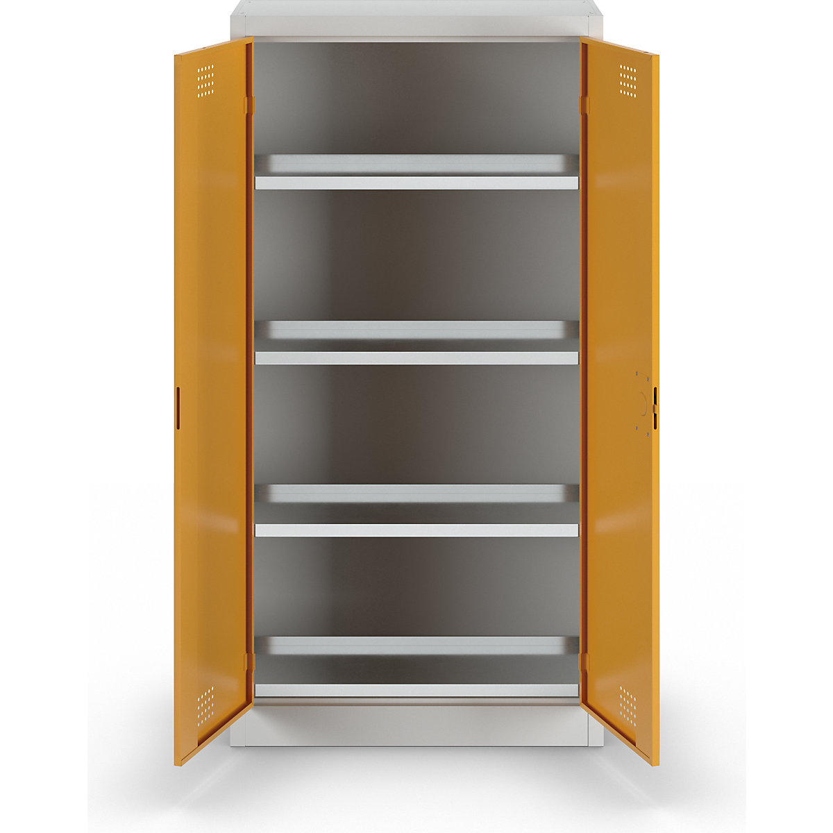 Umweltschrank eurokraft basic Höhe 1800 mm, 3 Wannenböden – Bild 6