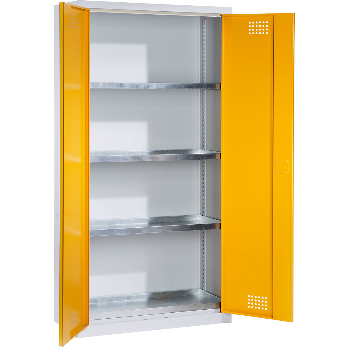 Umweltschrank eurokraft basic Höhe 1800 mm, 3 Wannenböden – Bild 8
