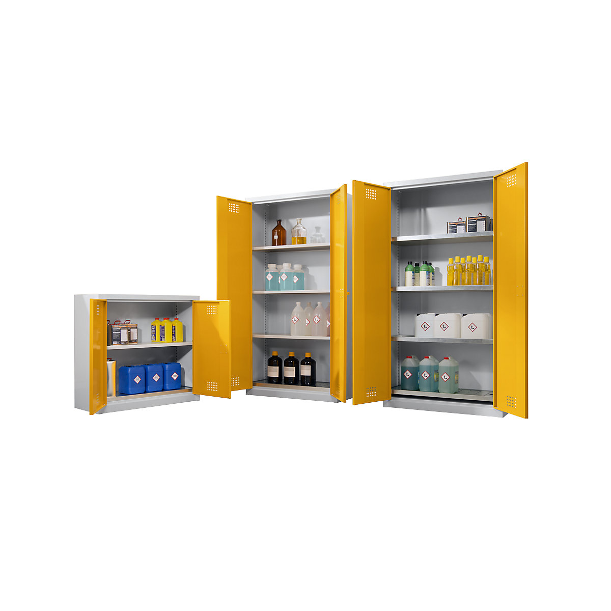 Umweltschrank eurokraft basic Höhe 1800 mm, 3 Wannenböden – Bild 9