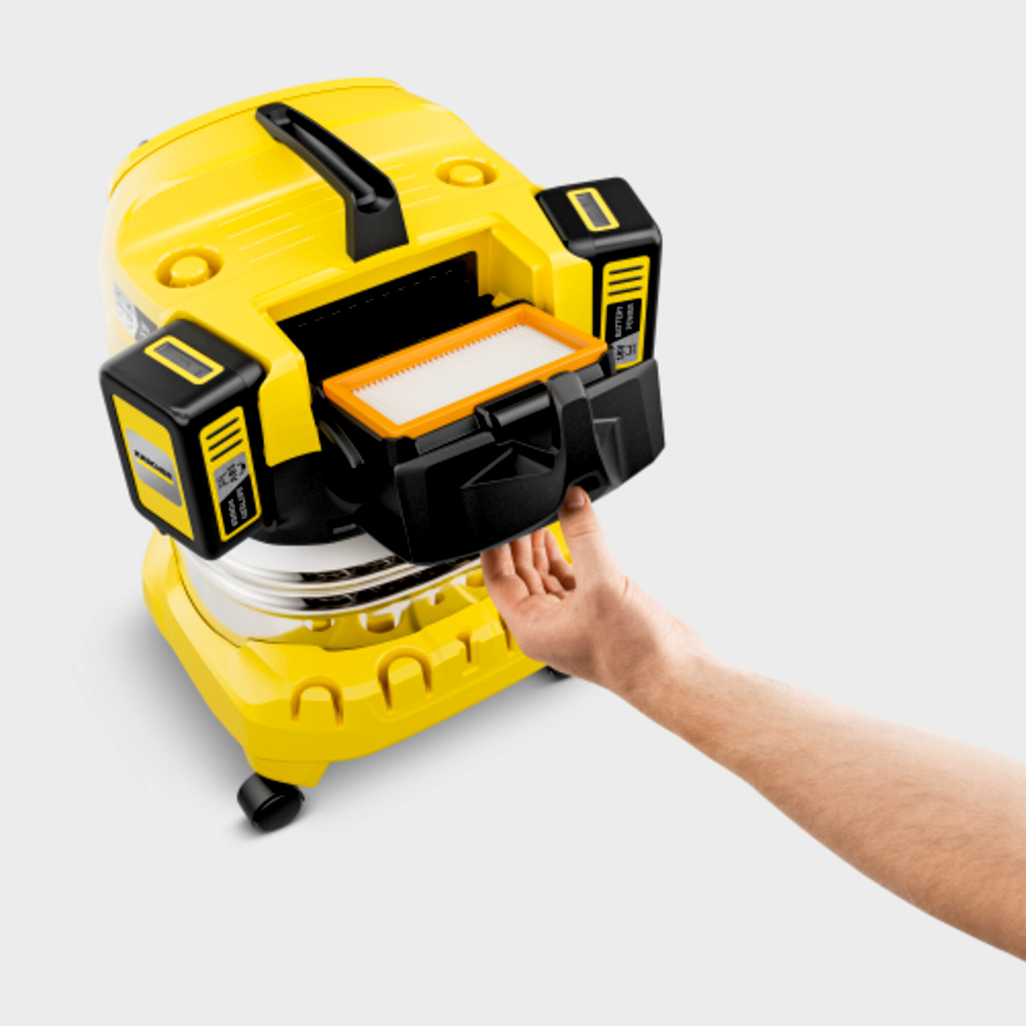 Akku-Nass-/Trockensauger WD 4-18 S Dual Battery Set – Bild 8