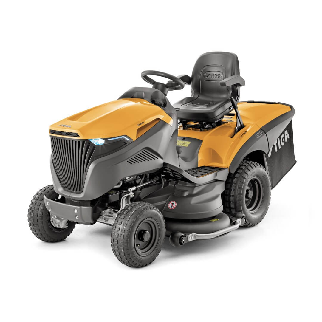 Rasentraktor STIGA Estate 9122 WX Allrad, 2-Zylinder Honda-Motor, 24 PS – Bild 2